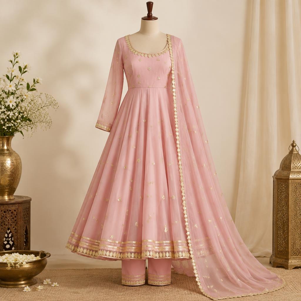 Flared Anarkali Set
